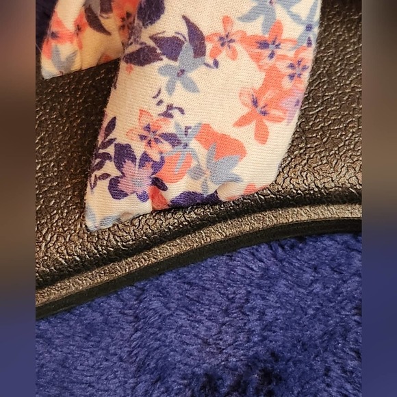 Sanuk‎ Floral Cloth Strap Women's Sz.8 Sandals - Picture 5 of 10